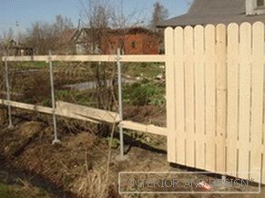 Installation de clôture DIY