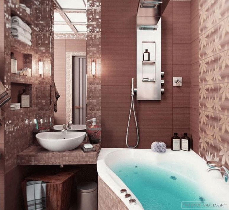 Belle salle de bain dans une maison typique