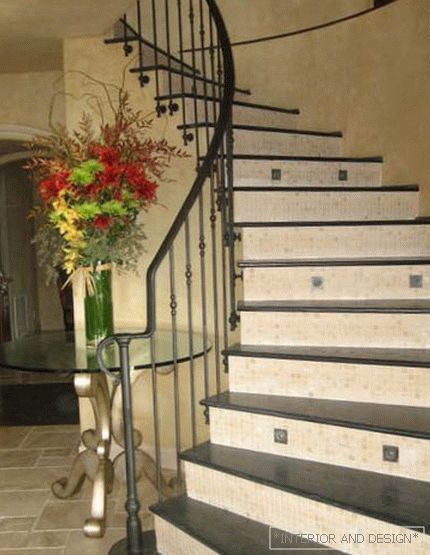 Escalier de style provençal