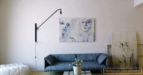 Salon dans un style moderne (meubles minimalistes) - 3