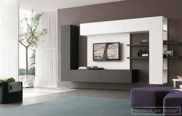 Salon de style moderne (mobilier high-tech) - 2