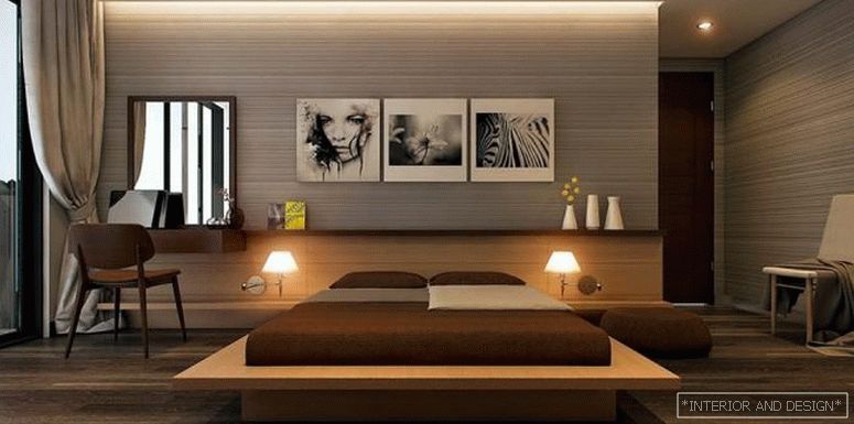 Rideaux pour la chambre à coucher dans le style du minimalisme 7