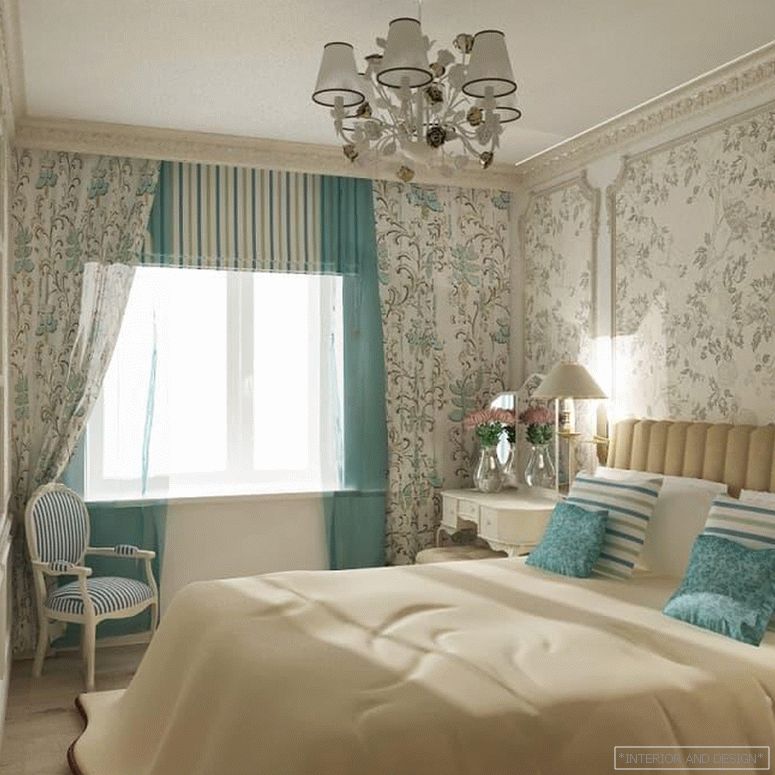 Rideaux pour la chambre à coucher dans le style de la Provence 9