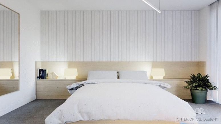 Rideaux pour la chambre dans le style du minimalisme 1